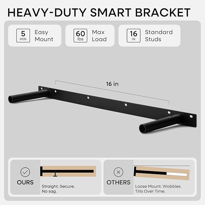 Homeforia 30 inch Natural Floating Shelf, High End Solid Real Wood 30inch Small Floating Shelves for Wall Mounted, Natural Wooden Floating Shelves, Heavy Duty Bracket, 30 X 6.5 X 1.75 in, Set of 3