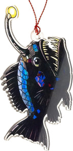 Anglerfish Christmas Ornaments 2026, Unique Fishing Ornaments for Christmas Tree, Sea Gifts for Fisherman Men Women Boys Teens, Inner Light Inspirational Decoration for Holiday Display, Ugly Ornament