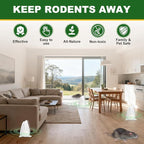 12 Pack,Natural Peppermint Oil Mice Repellent Indoor/Outdoor, Pest Control Moth Balls to Get Rid of Rats Mice Squirrels Rodent Spider Ant Mosquito Cockroach-Family & Pet Safe