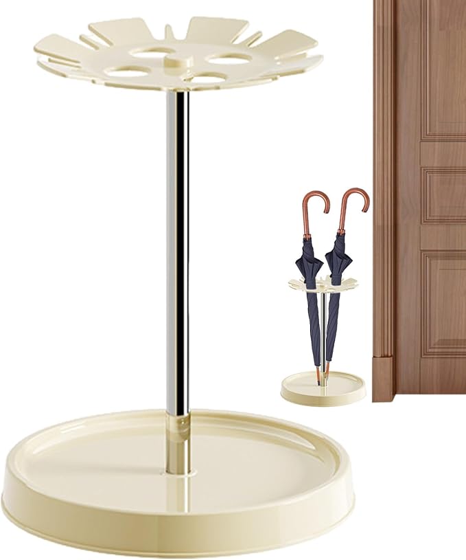 Umbrella Stand - 45cm Free-Standing Round Umbrella Holder, Entryway for Long/Short Umbrellas, Stylish Storage Solution for Home & Office, Durable & Space-Saving.