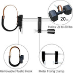 Graves Wreath Hanger,2 Packs Galvanise Headstone Wreath Stand, - Sturdy Steel with Locking Buckle,Easily Holds 20 lbs,Fit 1 to 5 Wide Inches Gravestones,Cemetery Decoratio,Black,Never Blown Away