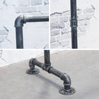 Industrial Pipe Clothing Rack 59in,Clothes Racks for Hanging Clothes,Heavy Duty Display Garment Rack