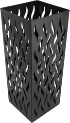 Metal Umbrella Holder, Square Umbrella Stand Rack for Entryway, 6.3" x 6.3" x 16.5" (Black)