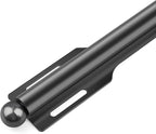 FIRJOY 12" Valet Rod for Closet Pull Out (1 Pack, Black)