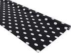 Fadeless Bulletin Board Paper, Fade-Resistant Paper for Classroom Decor, 48” x 50’, Classic Dots-Black & White, 1 Roll