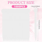 1000 Pcs Round Tip Perfume Test Strips Disposable Fragrance Strips White Perfume Paper Test Strips Fragrance Blotter Strips Essential Oils Test Card for Scents Aromatherapy Testing