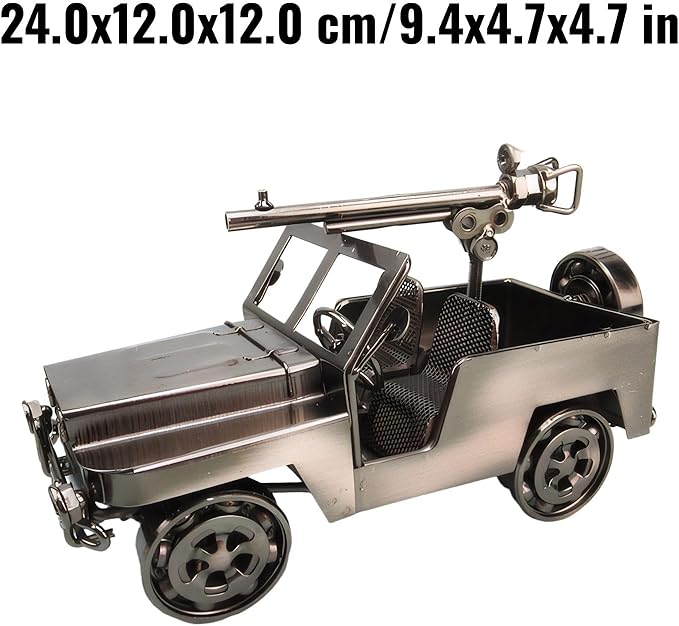 Modern Design Style Model Car Diecast Metal Retro Iron Vehicle Decoration for Desk and Home Display