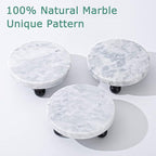 Decorative Marble Riser for Display - Cute Home, Bathroom, Kitchen Decor - Beautiful Pedestal Stand Uniquely Displays Your Decorations - Perfect Tray to Add Beauty