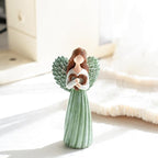 Remembrance Angel Figurines,Sympathy Gifts for Loss of Loved One,Grief Gifts for Women,Memorial Gifts to Hold Each One Safely in Your Heart,Hand-Painted Figurine.Life was a willow branch heart.