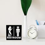 Nautical Bathroom Decor Pirate Mermaid Bathroom Decor Restroom Sign Summer Decorations Wooden Box Sign for Home Office Farmhouse Table Shelf