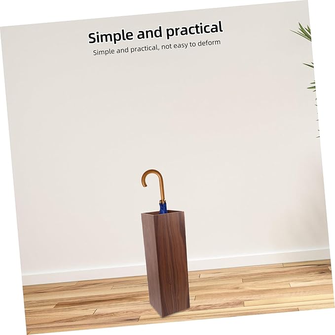 MAGICLULU Doorway Wooden Umbrella Bucket Large-Capacity Umbrella Storage Holder Home Supply