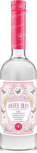SOUL STICKS Cleansing Water 7.5 oz. Bottle for Rituals, Clearing Negative Energy and Purifying Home Spiritual Florida Water Area Deodorizer (Joyful Bliss)