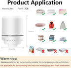 Electric Vacuum Pump for Bags - Portable, Fits Most Vacuum Seal Bags (Storage Bag Not Included)