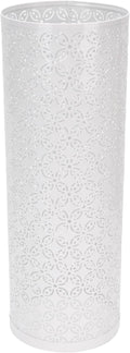 Metal Round Umbrella Stand Rack, FreeStanding Umbrella Holder for Entryway, Home, Office (White)