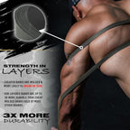 Pull Up Assistance Bands for Working Out - Resistance Bands Set for Men, Exercise, Workout, Fitness, Strength, Weightlifting, Training, Powerlifting, Stretch, Crossfit WOD