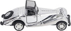 Asixxsix Vintage Car Model, 13x5cm Alloy Metal Antique Die Cast Car Model, Collectible Vehicle Ornament with High Simulation Details for Home Bar Shelf Decor (Style 2)