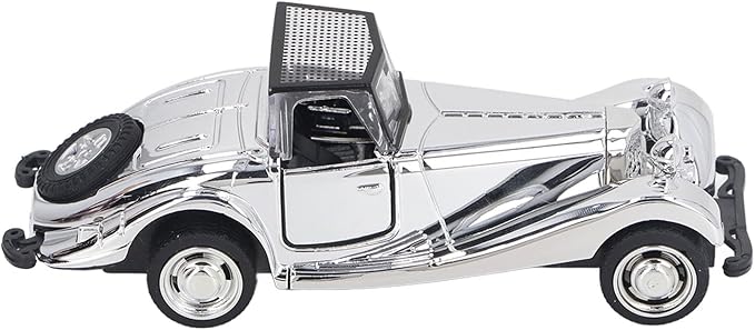 Vintage Car Model, 5.12 X 1.97inch Alloy Diecast Model Car, Collectible Cars with High Simulation Retro Details for Home Office Bar Shelf Display (Style 2)