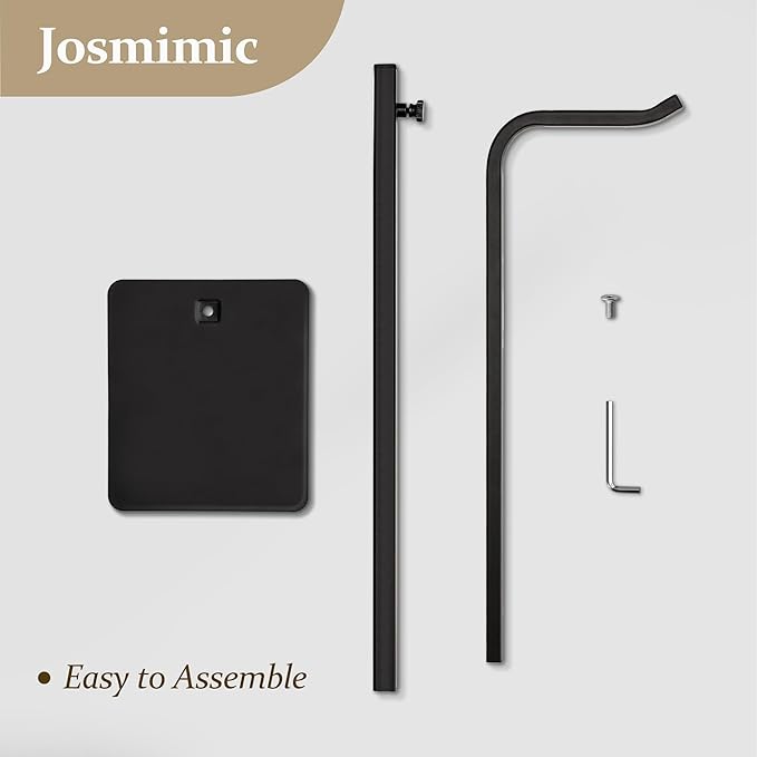 2 Pack Purse Holder Handbag Display Stand: Hanger Rack Showing Bags, Purses, and Wreath, Adjustable Black Hook Stand for Tabletop, Closet, Desk, and Retail Use for Vendors