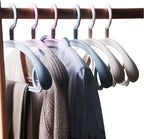 10 Pack Heavy Duty Coat Hangers 25lb Load Capacity Swivel Suit Clothes Hanger Wide Shoulder Jacket Hangers Thick Large Non Slip Hanger (Kahki)