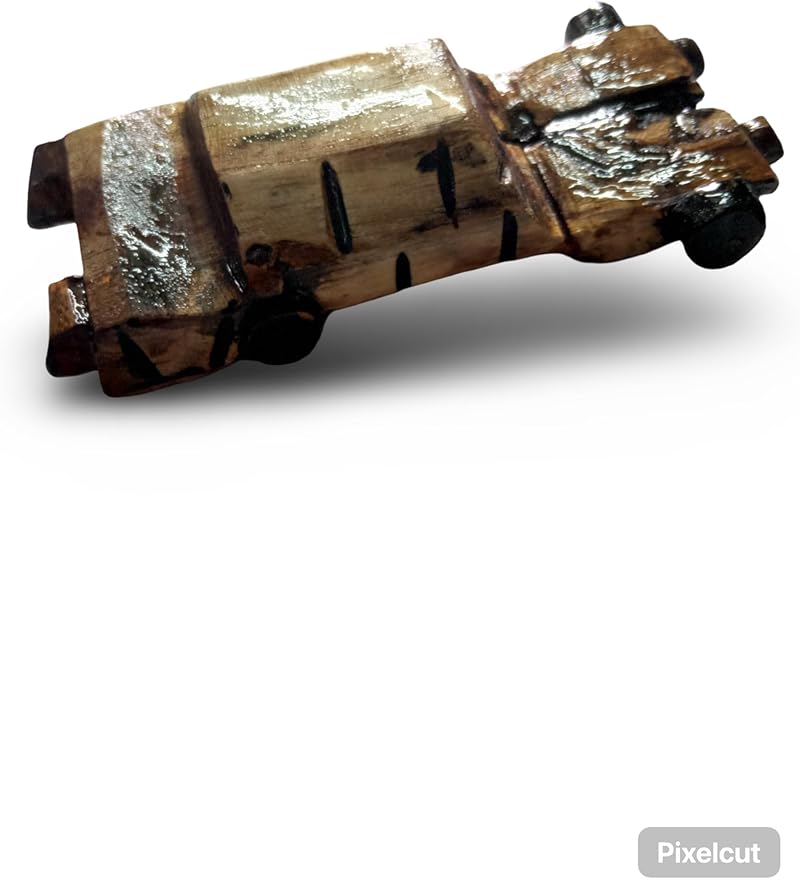 Handcrafted Wooden Vintage Car Showpiece – Decorative Table Accent for Home & Office