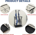 Umbrella Holder, Umbrella Stand Indoor Entryway, Umbrella Holder Outdoor, Umbrella Rack, Metal, Black