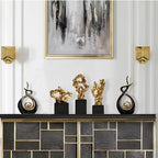 Norrclp Home Decor Modern Abstract Art Ceramic Statue Table Decorations for Dining Room Living Room Office Centerpiece