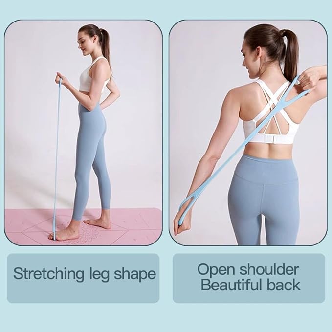 2025 Upgraded Figure 8 Resistance Band for Physical Therapy, Shoulder Back Arm Exercise Bands, 3 Resistance Levels for 15 25 35lb for Kids Adult Elderly