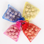 30pcs Cedar Blocks for Clothes Storage Natural Aromatic Cedar Balls Closet Freshener Clothes Protection Mustiness Prevention with Satin Bag, Small