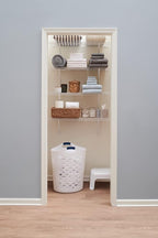 Rubbermaid Direct Mount Linen Shelf Kit 3' Length White