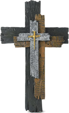 JUXINGDAZYF Wall Cross Christians Cross Spiritual Religious Cross Gifts With Hook on Hanging Wall Or Table With Blessed For Church Home Room Decoration For Christmas