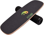 Fitlaya Fitness Balance Board Trainer Wooden Training Equipment for Fitness Workout, Hockey‎, Skateboarding, Surfing and Snowboarding