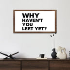 Religious Quotes 12x22in Wooden Signs with Positive Quotes Why Haven't You Eet Yet Apricot Frame Wooden Plaque Birthday Housewarming Gift for Cottage Kitchen Farmhouse Porch Cafe Bar Wall Decor