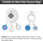 Electric Pump for Vacuum Storage Bags Travel Vacuum Pump for Various Vacuum Seal Bags Portable Vacpack Air Pump for Compression Clothing Blanket Luggage White(Storage Bag Not Included)