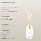Sweet Water Decor Spa Day Reed Diffuser Set - Sea Salt, Jasmine, Wood, and Cream Scented Diffuser - Relaxing Spa Scent Diffusers for Home, Long Lasting Fragrance, Made in the USA