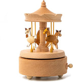 ROSIKING Classical Music Box Revolve Musical Boxes Christmas Birthday Valentine's Day Gifts for Lover, Boyfriend, Girlfriend, Husband, Wife Plays Hush Little Baby