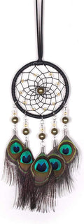 Feather Dream Catcher Pendant, Small Dream Catchers Car Charm for Hanging Decorations