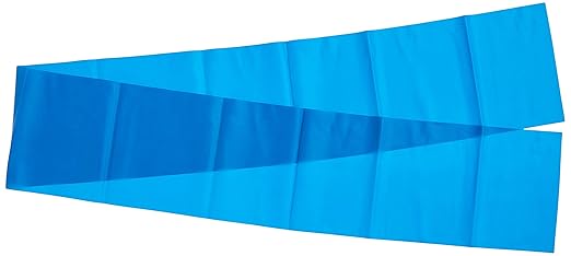 CanDo Singles Low Powder Exercise Band, 4-Foot Singles, Blue: Heavy (Pack of 3)