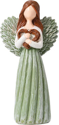 Remembrance Angel Figurines,Sympathy Gifts for Loss of Loved One,Grief Gifts for Women,Memorial Gifts to Hold Each One Safely in Your Heart,Hand-Painted Figurine.Life was a willow branch heart.