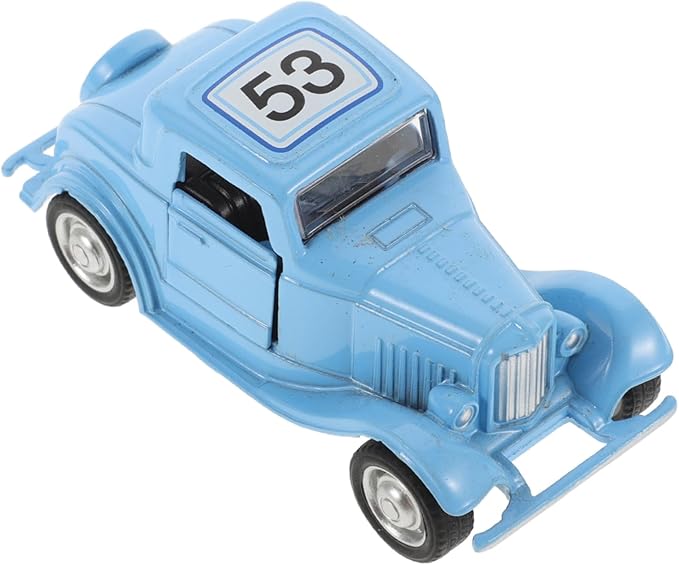 Toddmomy Vintage Car Model Metal Ornament for Home Decor Rustic Desktop Decoration for Living Room Bedroom Study Creative Present for Car Collectors