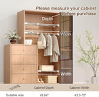 Hershii Tension Shelf Expandable Rod Closet System Heavy Duty Clothes Hanger Adjustable DIY Garage Bathroom Kitchen Storage Organizer Shoe Rack, Plant Stand, Bookshelf