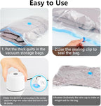 Electric Vacuum Pump for Bags - Portable, Fits Most Vacuum Seal Bags (Storage Bag Not Included)