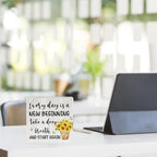 Sunflower Decorations Sunflower Desk Accessories Motivational Desk Decor Summer Decorations Wooden Box Sign for Home Office Farmhouse Table Shelf