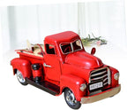 ORFOFE Unique Vintage Car Decor Rolling Metal Toy Model for Room Decor for Dad