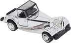 Alomejor Vintage Car Model, Retro Alloy Vehicle Toy with High Simulation Design for Home Decoration and Collectors Display (Style 2)