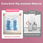 Vacuum Seal Bags for Clothing Travel, 5 Pack Space Saver Vacuum Storage Bags with Electric Pump,Portable Compression Sealer for Clothes, Blankets, Bedding & Travel Essentials,Good for Luggage Packing