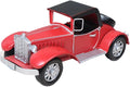 Collectible Vehicles Metal Classic Cars Model for Home Decor, Red Argent