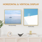 12x14 Aluminum Metal Picture Frame,Tempered Glass Gold Photo Frame 12x14 for Family Photo,Posters,Art,Document to Wall Mount Horizontally or Vertically