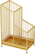 Indoor Large-capacity Umbrella Stand，Metal Umbrella Stand Hotel Commercial，Metal Standing Umbrella Holder，Metal Umbrella Holder，Large-capacity Entrance Umbrella Storage Rack For Hotel Offices(Gold,40*
