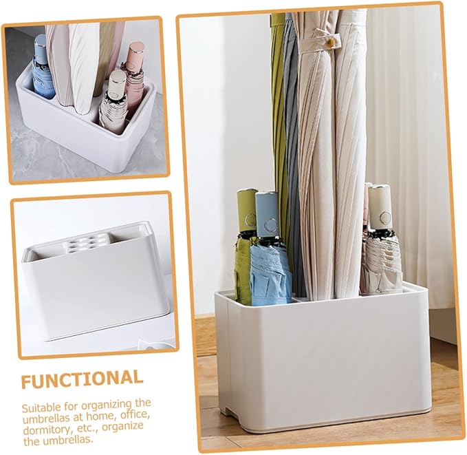 Space-saving Umbrella Rack Indoor Outdoor Entryway Rain Umbrella Stand Water Drainage Balcony Storage Base