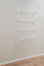 Rubbermaid Direct Mount Linen Shelf Kit 3' Length White